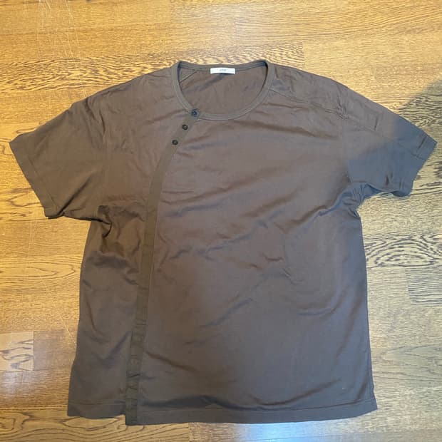 ETCE 헨리넥 반팔 xl 브라운