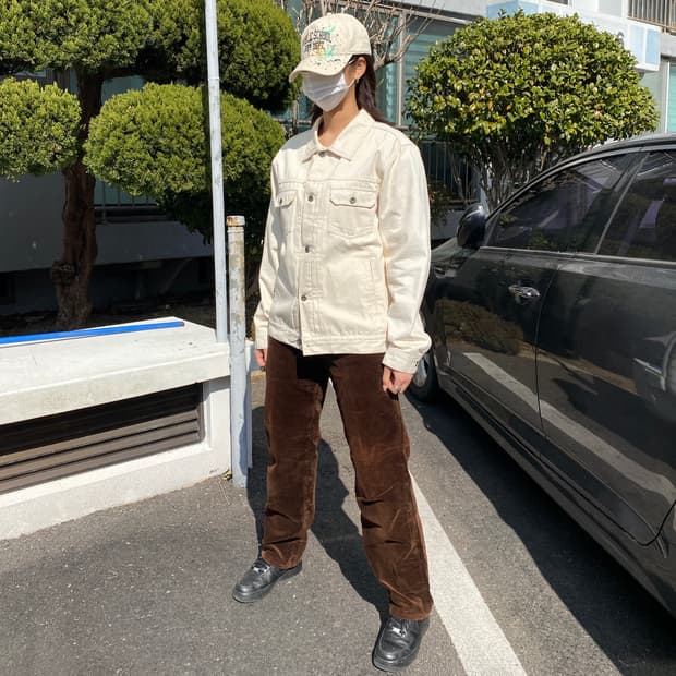 🍂 SUNLUCAS 빈티지 브라운 코듀로이 팬츠