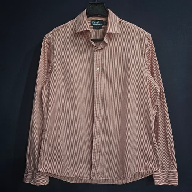 폴로 랄프로렌 스트라이프 줄무늬 남성 110 긴팔셔츠 