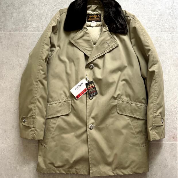 70's 에디 바우어 구스 다운 라이닝 카 코트 38 데드스탁