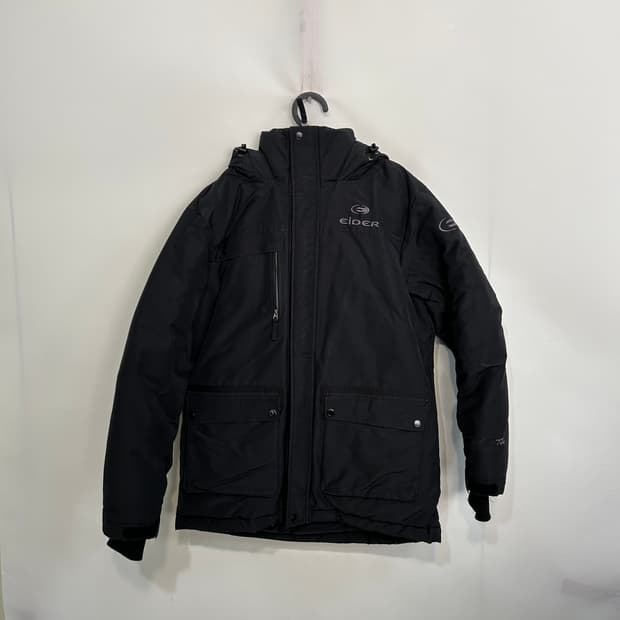 아이더 남성 오리털 야상 패딩 100 블랙