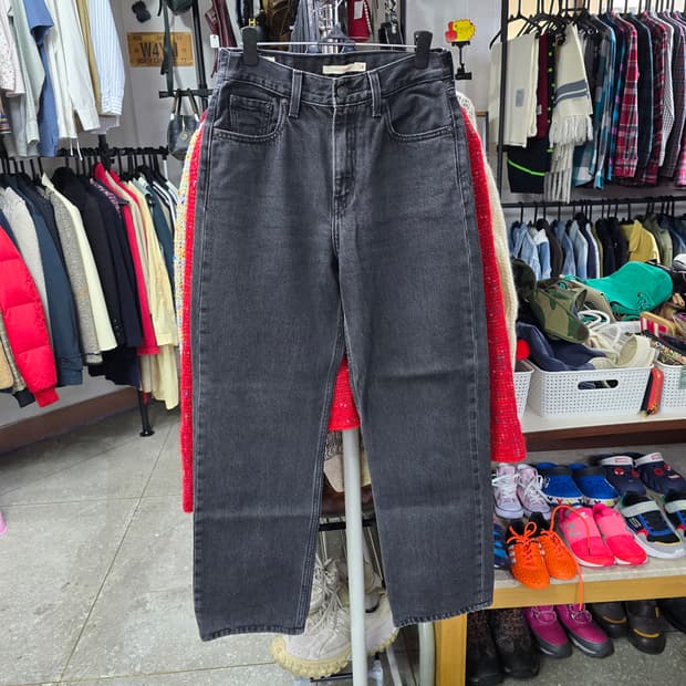 리바이스 블랙 데님 팬츠 (1274)