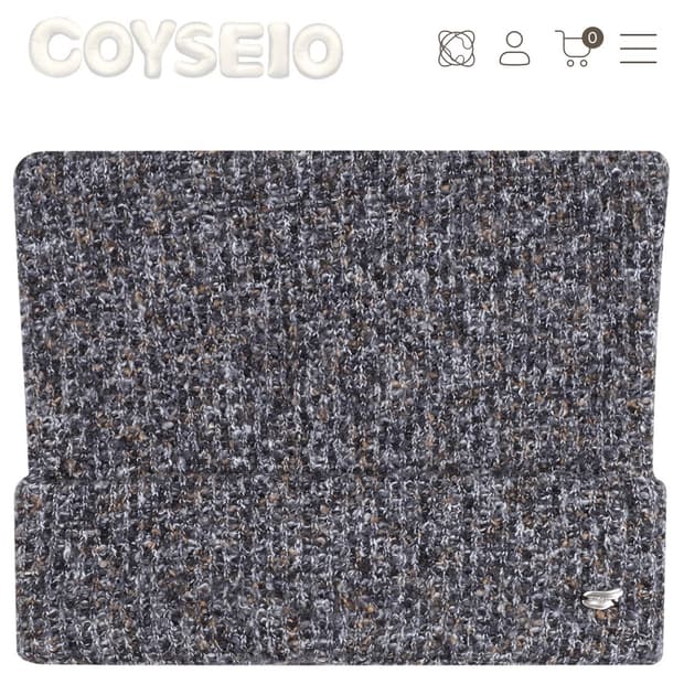 코이세이오 와이드 캣 비니 그레이