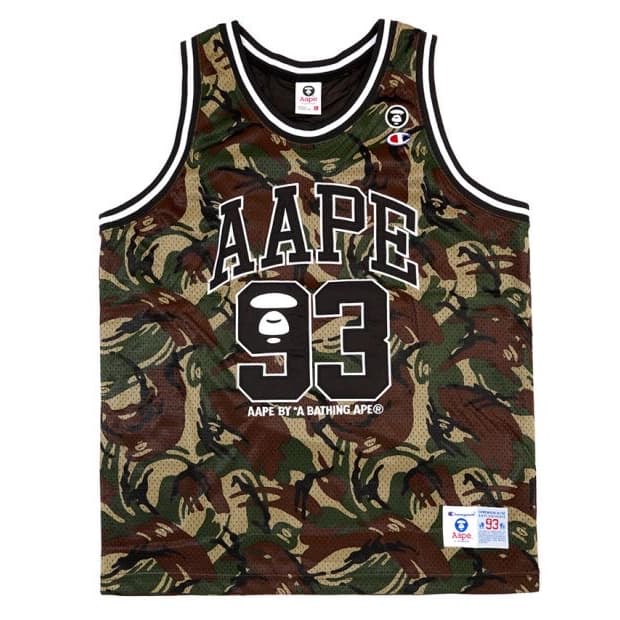 AAPE by A Bathing Ape x Champion 카모플라쥬 농
