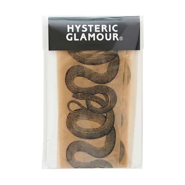 (새상품 미개봉 영수증O) 히스테릭 글래머 스네이크 루프 스타킹 타이츠