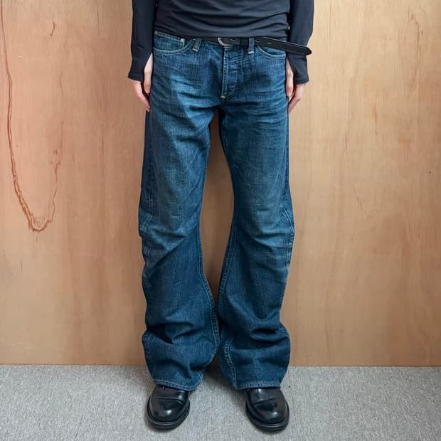 wjk 바나나 데님 팬츠