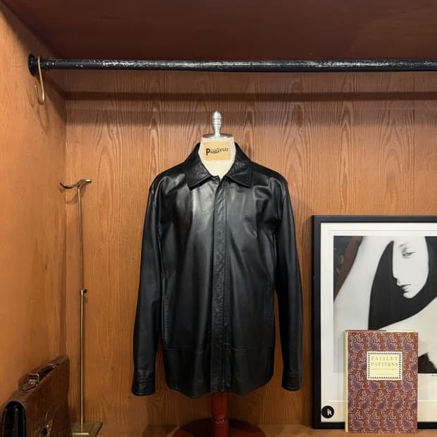 인난찌 레더 블루종