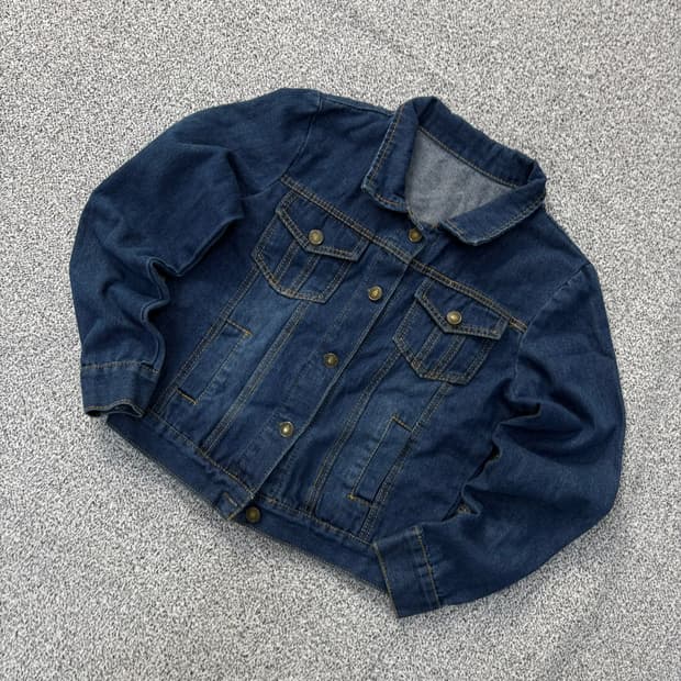 실측확인 빈티지 청자켓 데님 자켓 0323J