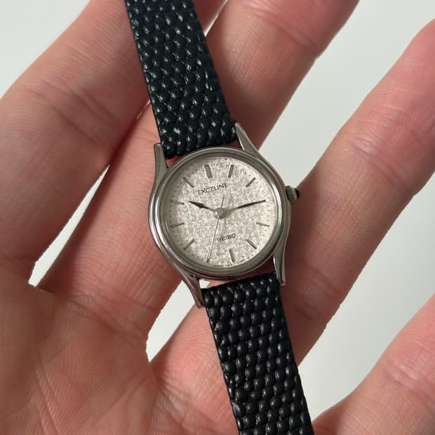 1990s Exceline Texture Dial Ladies Quart