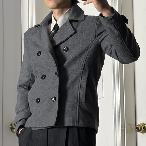 Nylaus 피코트 그레이