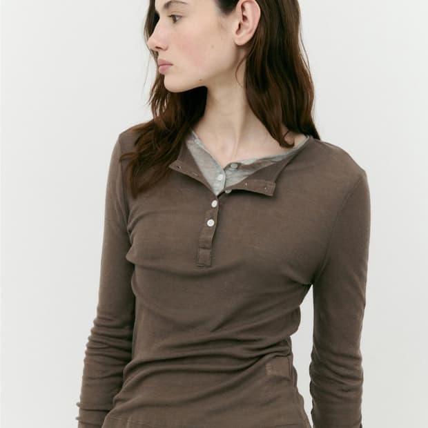 아르토 텐셀 긴팔 레이어드 티셔츠 