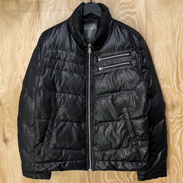 엑설런트 파우치 더블 집 덕 다운 자켓
