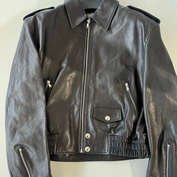 노이스 램스킨 라이더 레더 자켓 L