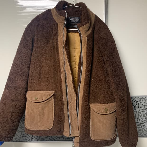 프리즘웍스 후리스 자켓 베이지 XL