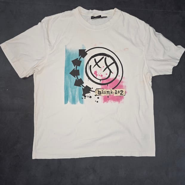 BLINK-182 프린트 티셔츠