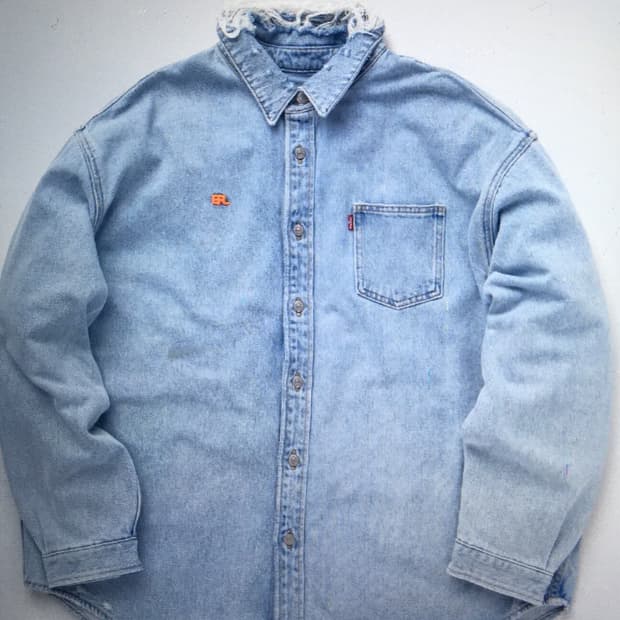 ERL X LEVI'S 데님 오버셔츠 (이알엘 리바이스 LVC)