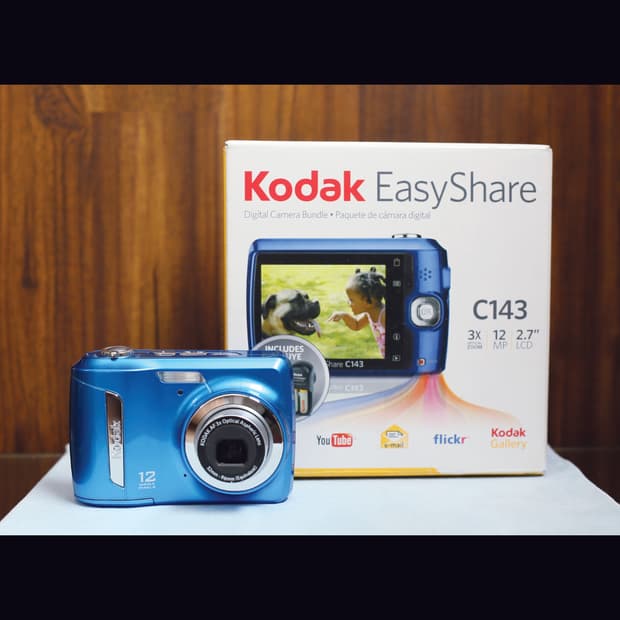 레어<민트급><키키디카>코닥 C143 블루 빈티지 디카