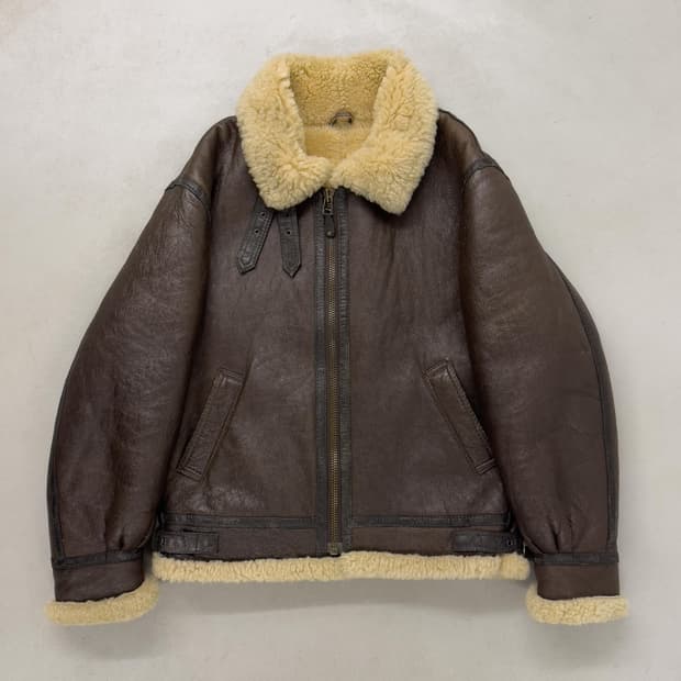 B3 무스탕 무통 자켓