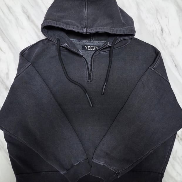 이지 시즌1 하프 집업 캐비어 후디