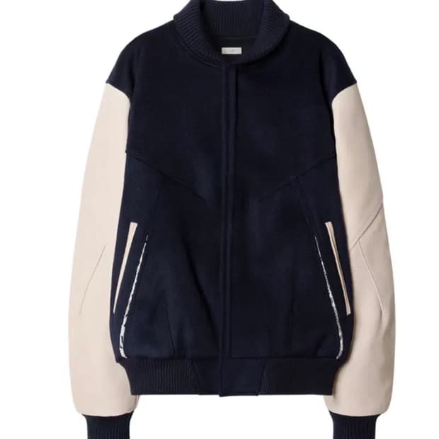 엑슬림 ep6 바시티 자켓 네이비 M 사이즈