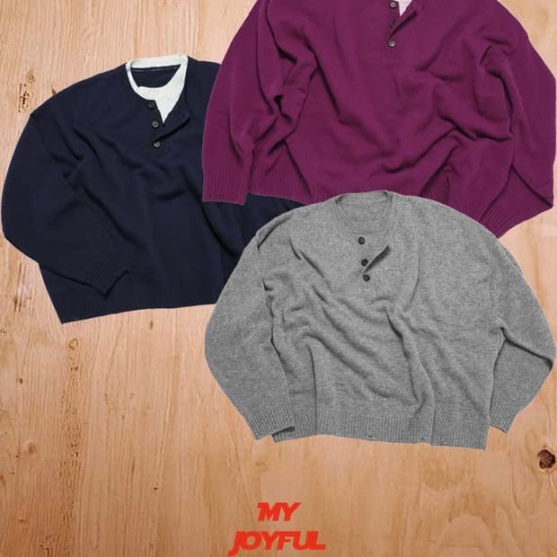 MJD 캐시미어 니트 마젠타 