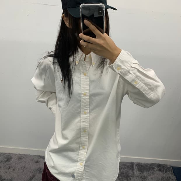 폴로 90년대 화이트 셔츠 (멕시코)