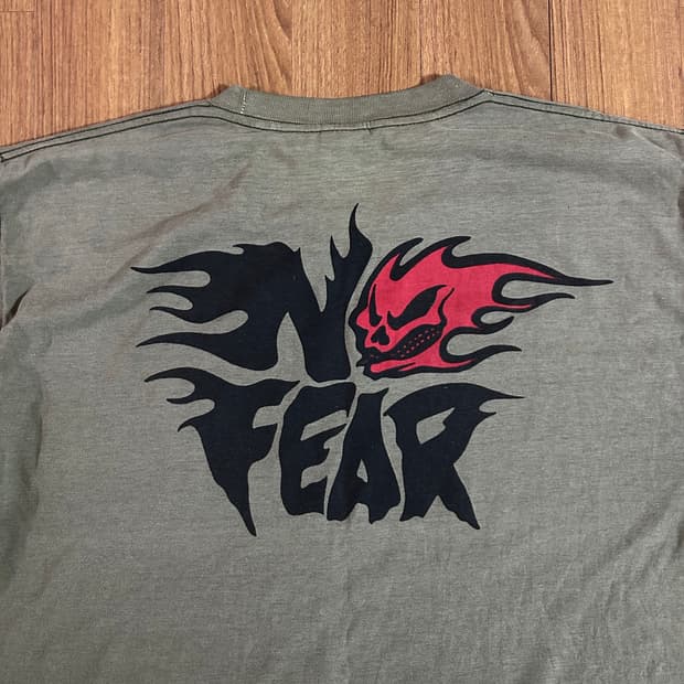 90s usa 빈티지 no fear 노피어 반팔 티셔츠