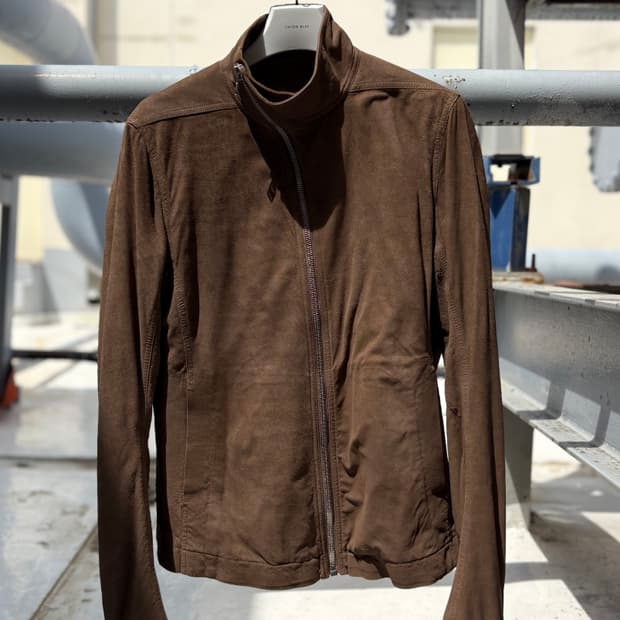 15FW 릭 오웬스 몰리노 레더 자켓 50 사이즈