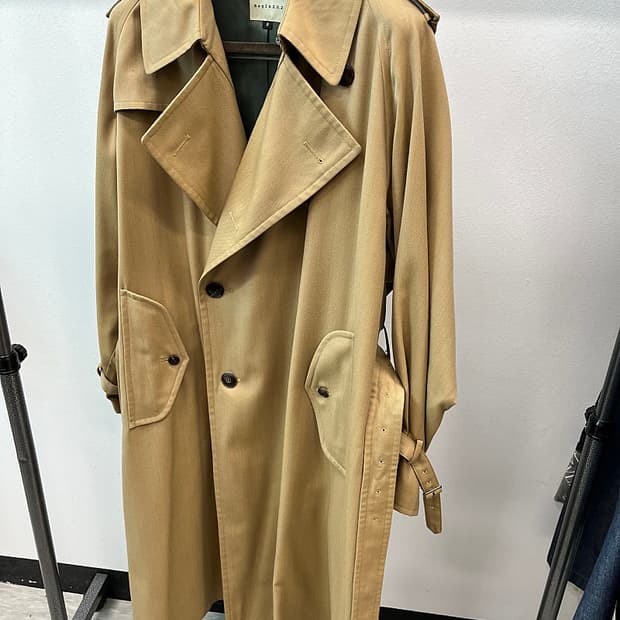 110) 비긴202 울 개버딘 트렌치코트 