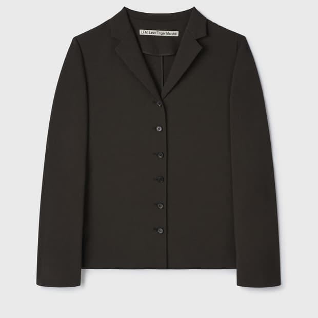 lfm rene sheer button jacket 브라운