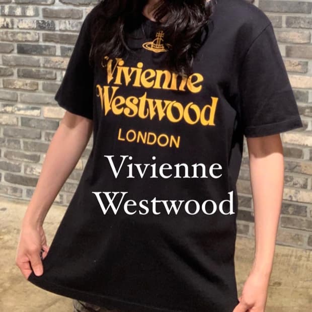 비비안 웨스트우드 코튼 프린팅 디테일 티셔츠
