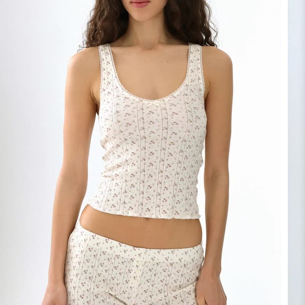 coucouintimates THE SCOOP TANK rose