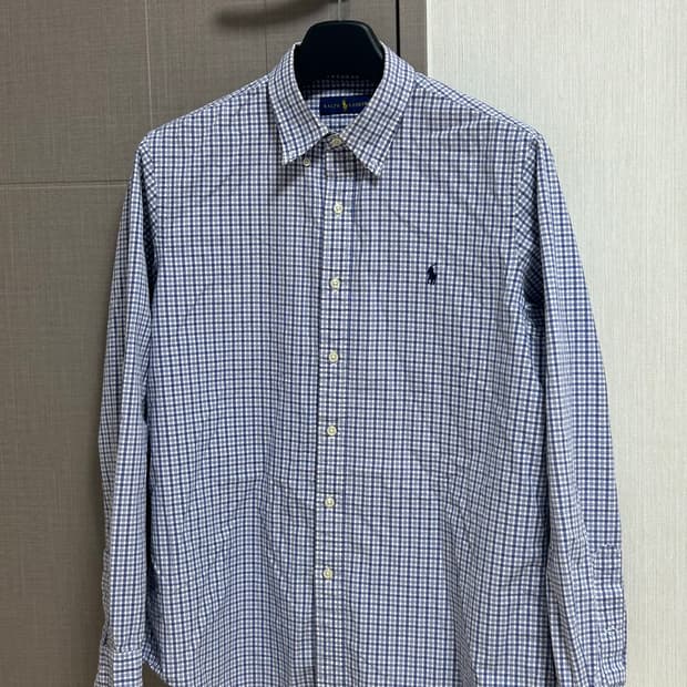 폴로 체크 셔츠 L