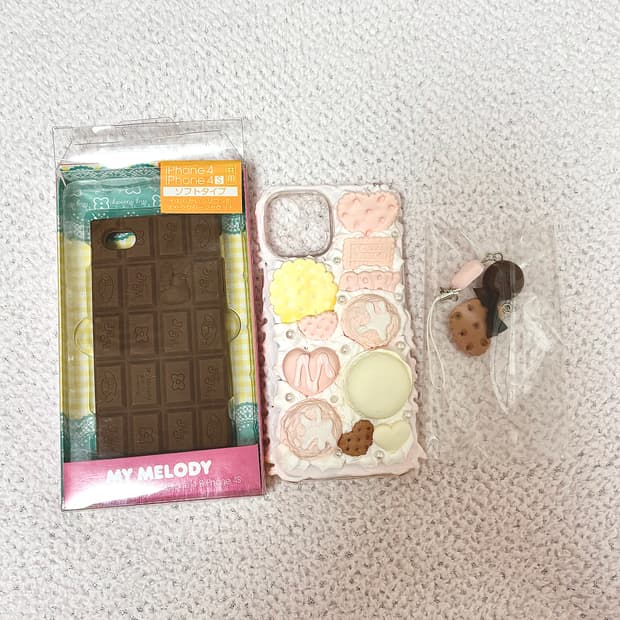 마이멜로디 초콜릿 폰케이스 히메갸루 라떼갸루 