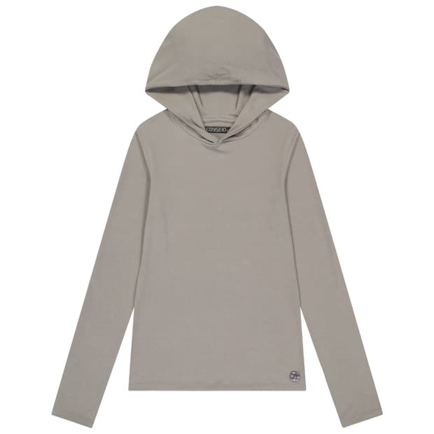 COYSEIO 코이세이오 슬림 롱슬리브 후드 038 그레이