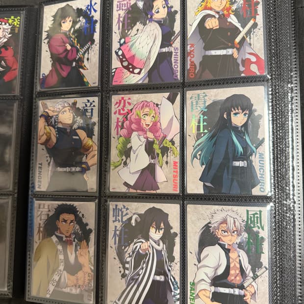 (한정판전종류)귀멸의칼날 CGV 하이라이트픽 콜렉팅 카드 세트