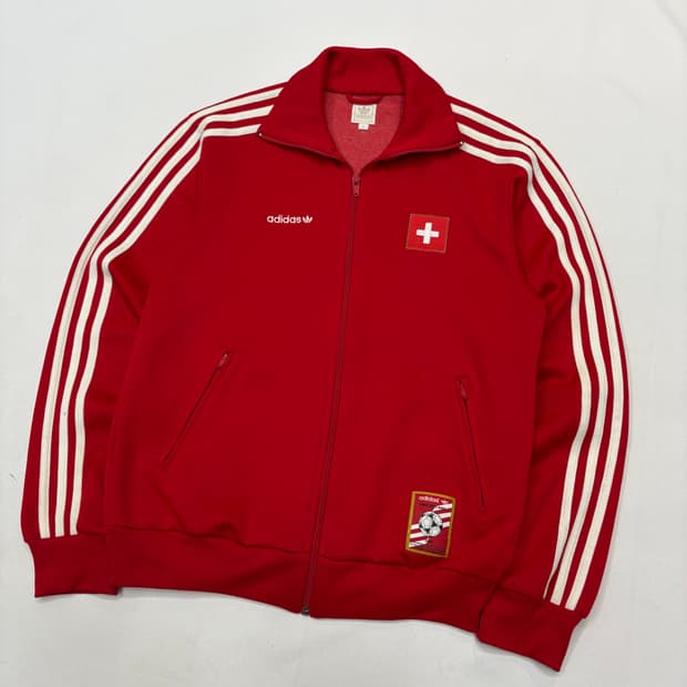 아디다스 스위스 국대 트랙탑 져지