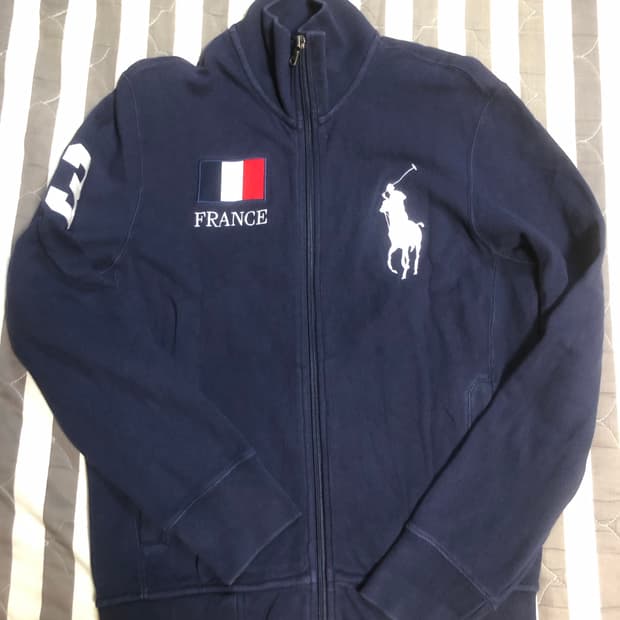 [m] 폴로 빅포니 프랑스 코튼 집업 자켓 치프키프