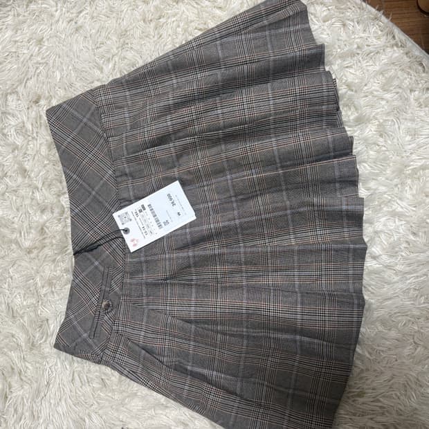 자라 키즈 체크 스커트