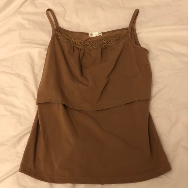 [새상품] 레이스 레이어드 슬리브리스