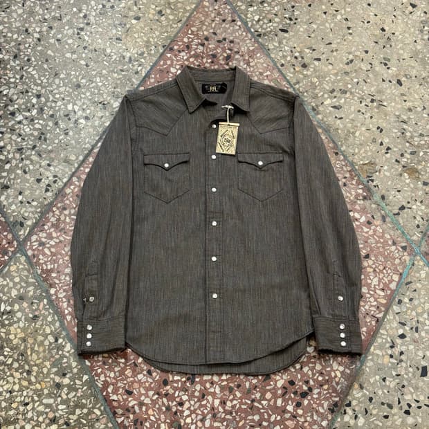 RRL 더블알엘 웨스턴 셔츠 (M)