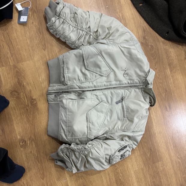 떠그 클럽 / 베이지 항공 점퍼 스터드 / 1 ( L )