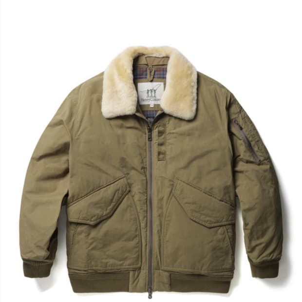 헨리코튼 스핏파이어 빈티지 왁스 다운 점퍼105