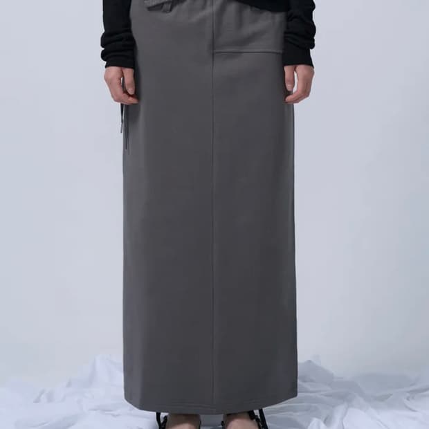 Zizemuseum WAIST BAND MAXI SKIRT