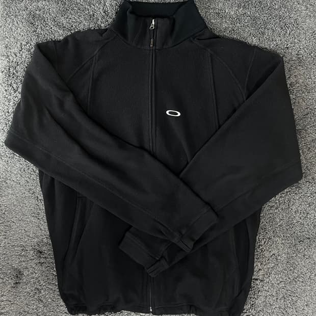 빈티지 00s 오클리 풀집업 플리스 자켓