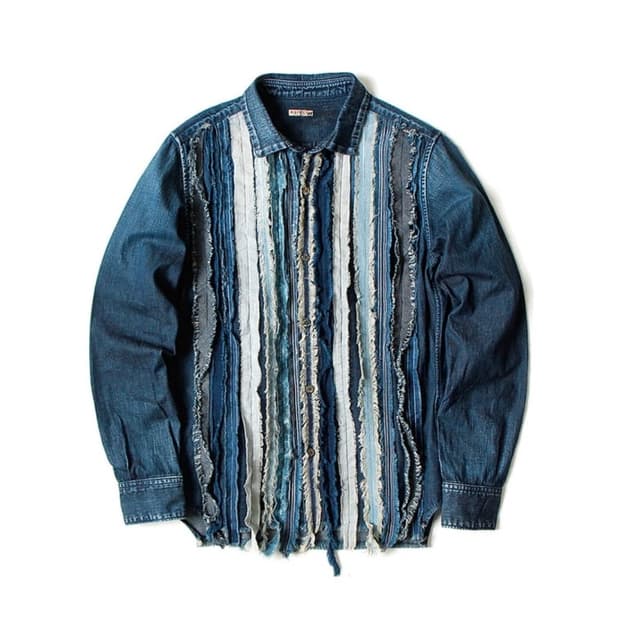 Kapital 캐피탈 데님 호보 셔츠 (XL)