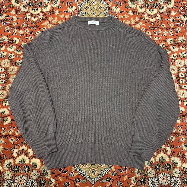 [48/XL] 엘무드 오버핏 브라운 니트