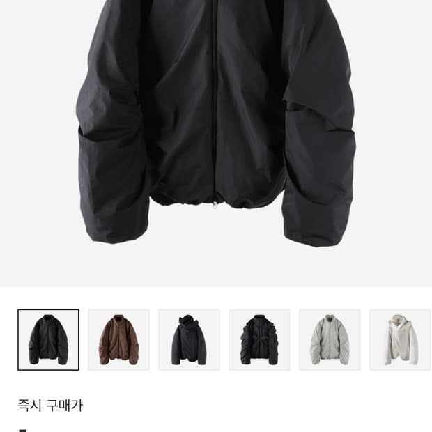 [구매] 포스트 아카이브 팩션 7.0 다운 라이트 블랙 S