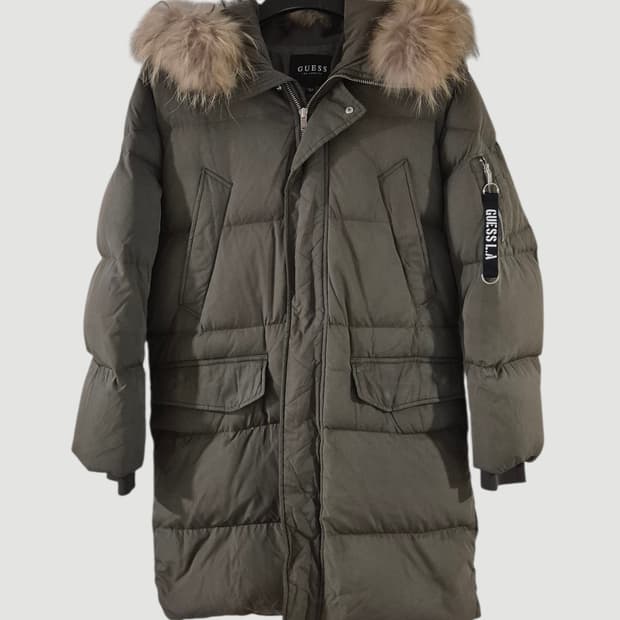 [100]게스 오리털롱패딩