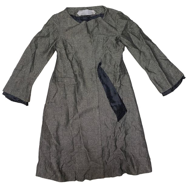 도로시 슈마허 아방가르드 스타일 코트